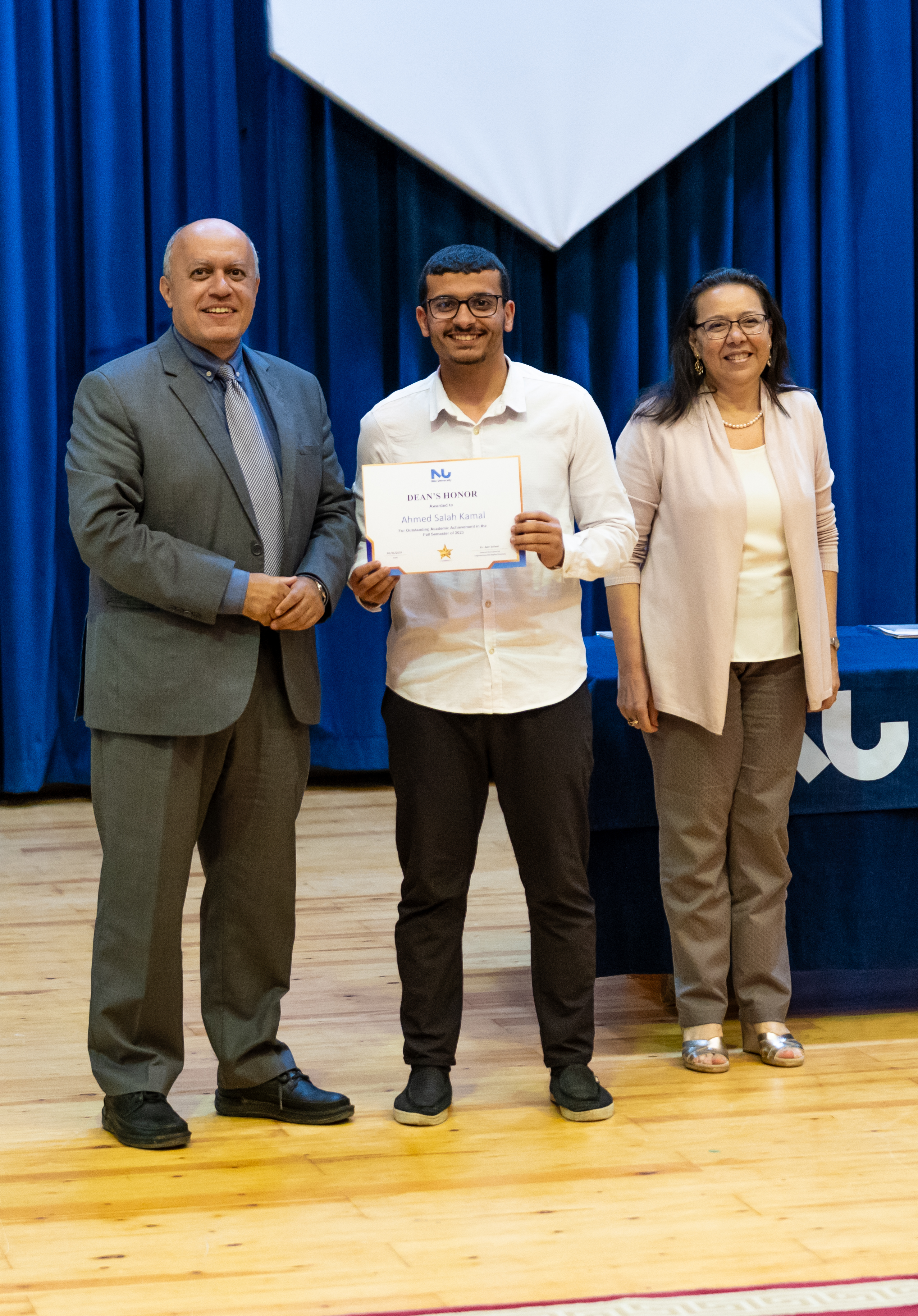 EAS Dean Honors Assembly at Nile University 