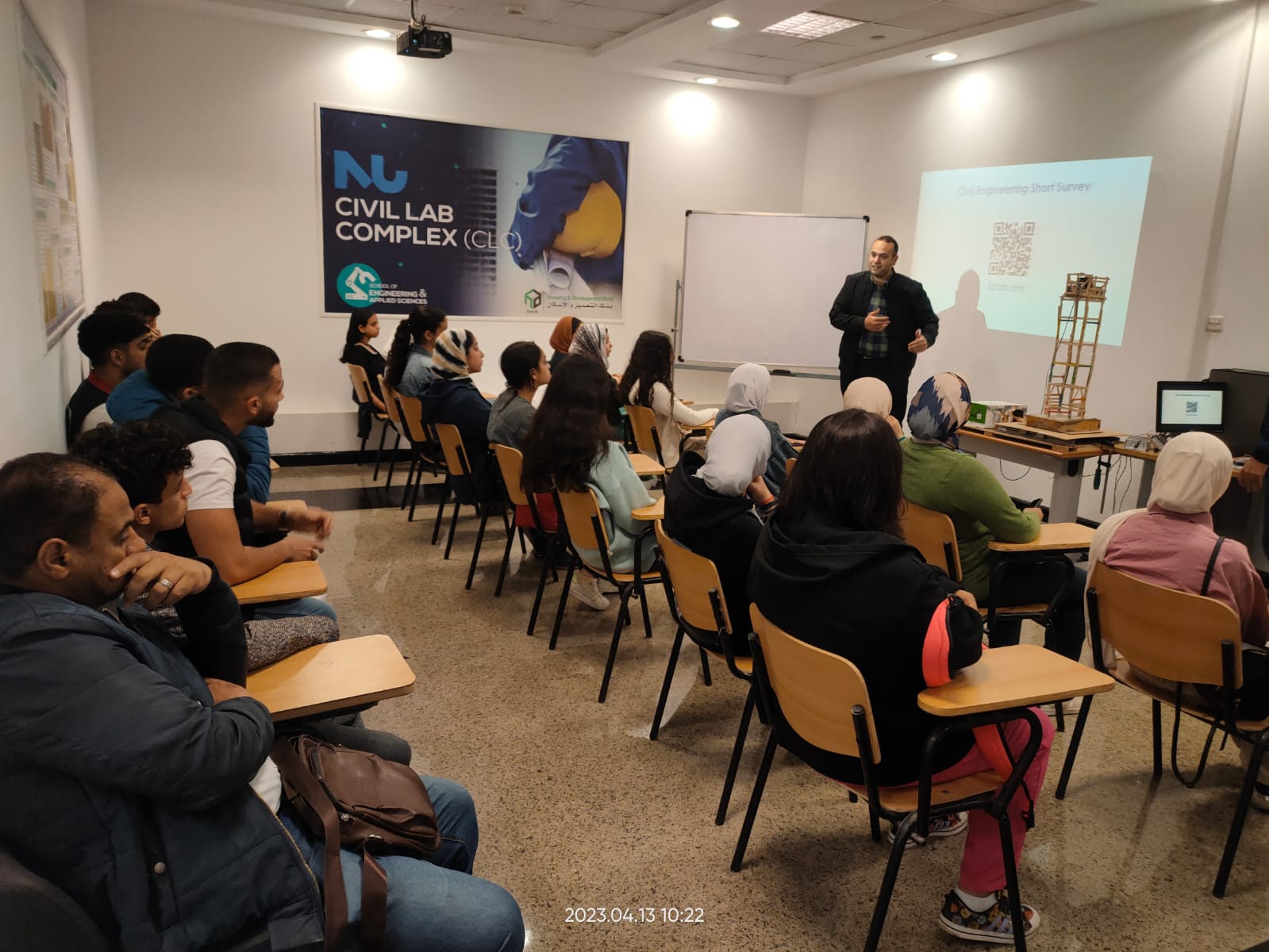 Engineering Nile University Egypt - School visit