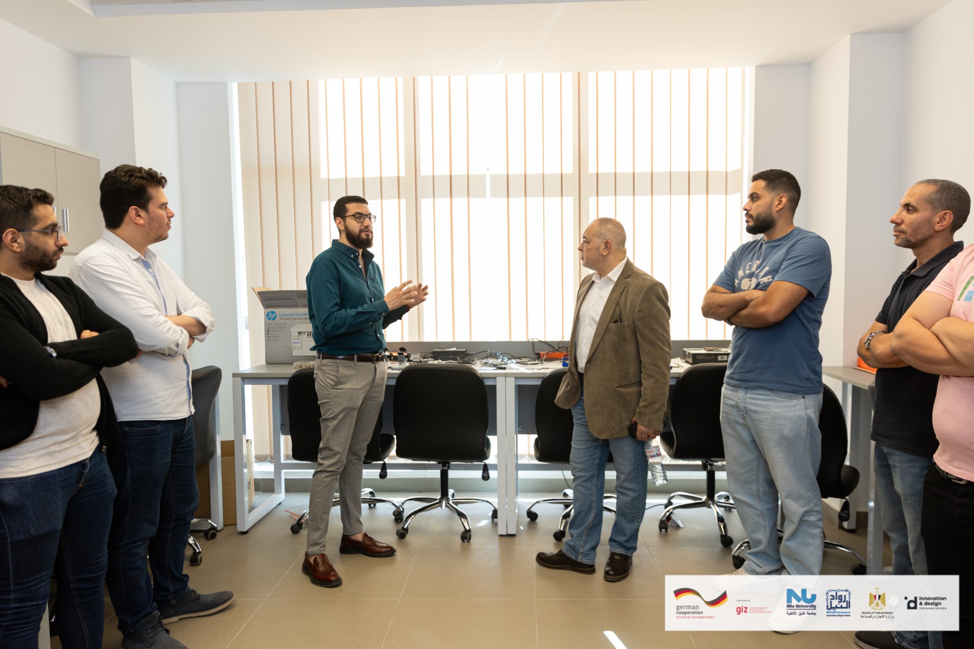 The Industrial Engineering program at Nile University has hosted hands-on training in collaboration with the GIZ Egypt 