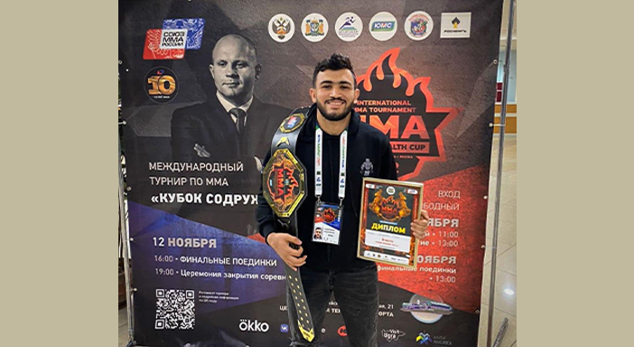 EAS Student, Youssef Ibrahim: Our MMA Champion in Russia