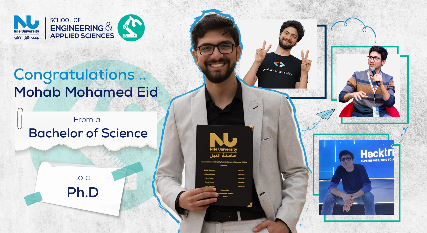 Mohab Eid Engineering Student at Nile University From a Bachelor of Science to a Ph.D.