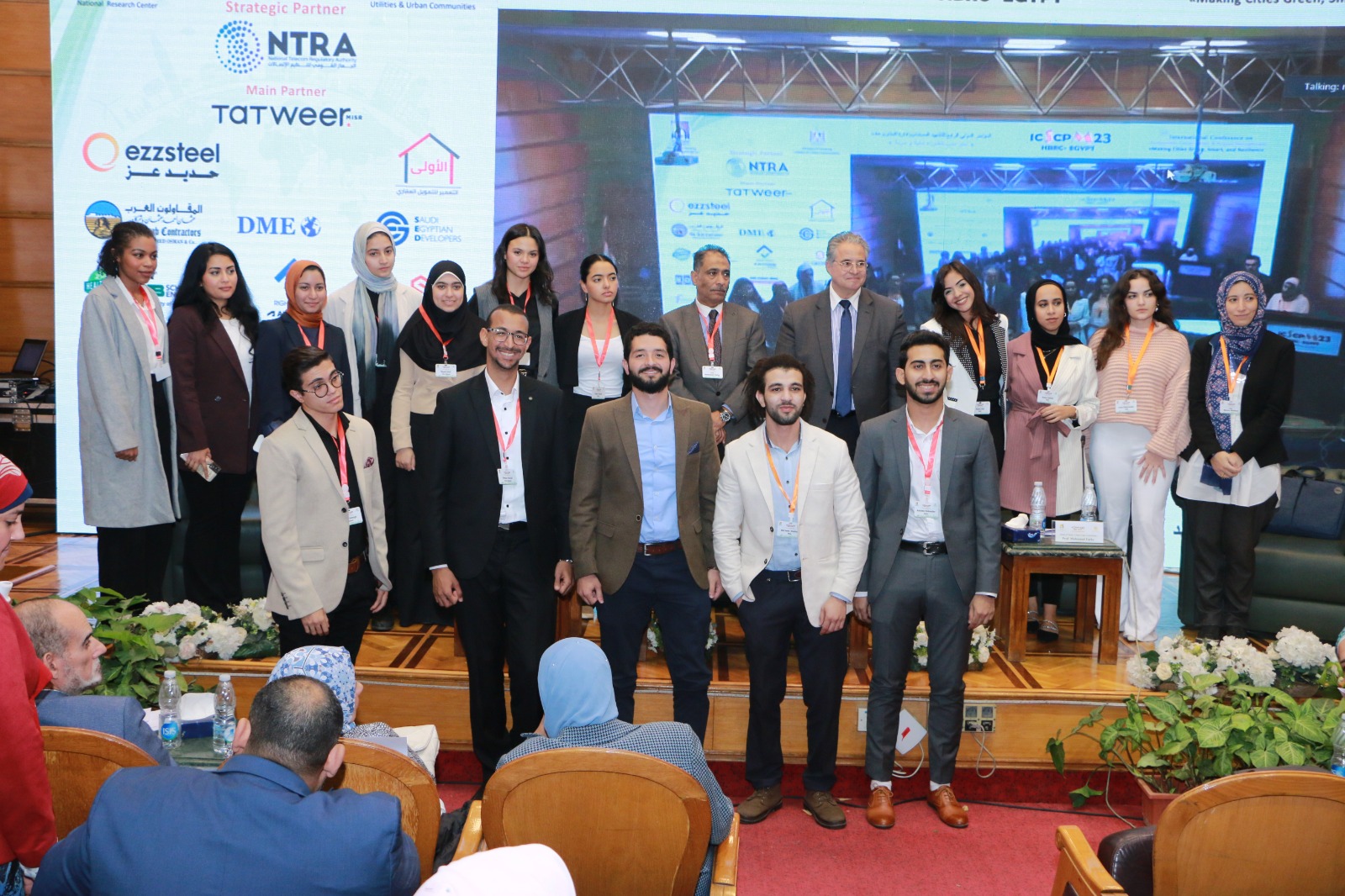 The Senior Students from the Civil  Engineering Program Participating in the  International Conference on Sustainable  Construction and Project Management